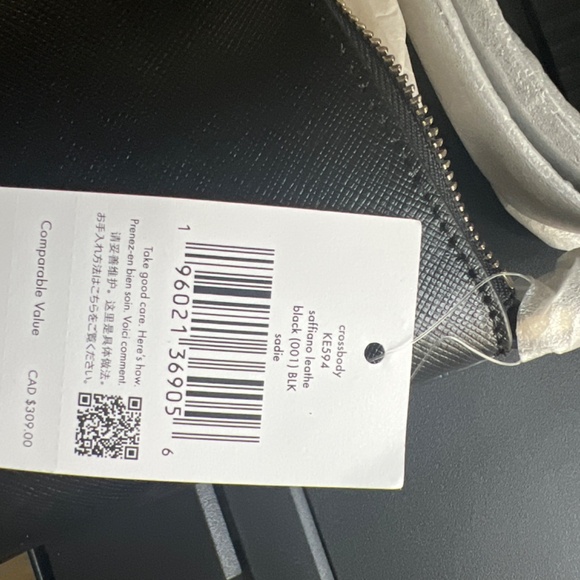 Brand new Kate Spade cross body black leather purse - Picture 4 of 4